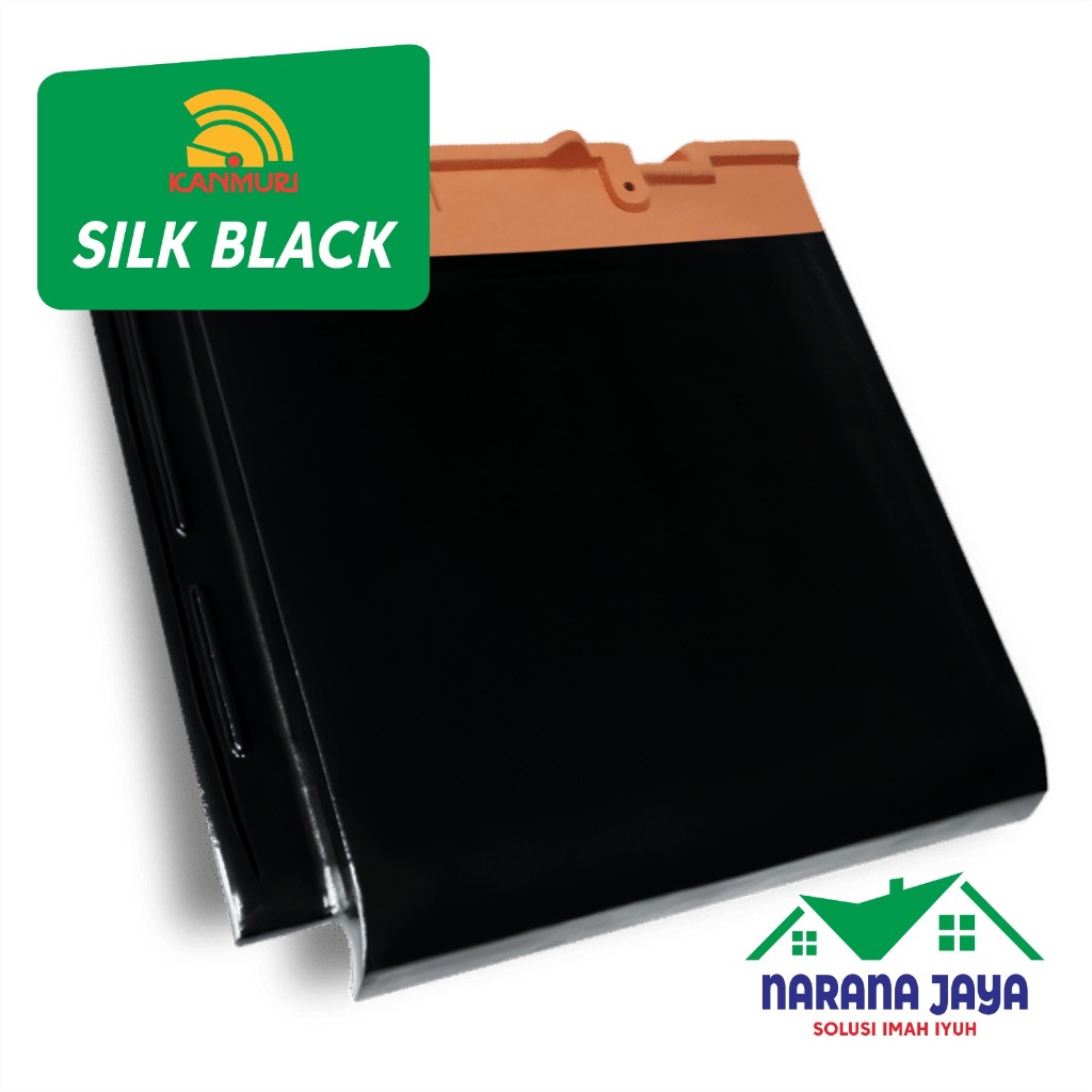 GENTENG KANMURI | FULL FLAT | SILK BLACK