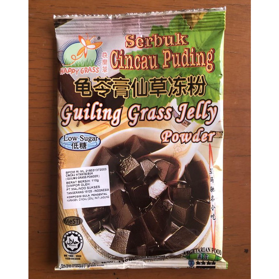 

➯⁂✯ Happy Grass Serbuk Cincau Pudding/ Guiling Grass Jelly Powder 110g