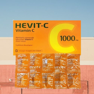 Hevit-C Vitamin C 1000mg 10 Tablet / Hevit-C Vitamin C 1000mg 10 Tablet