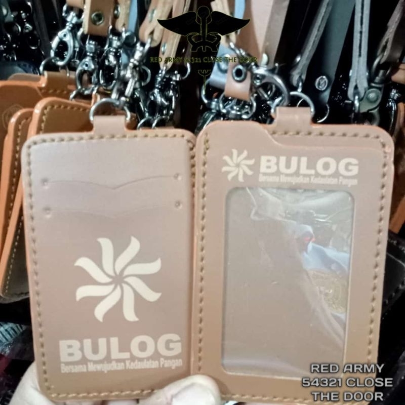 

Holder ID Card Tali Lanyard Name Tag Logo BULOG