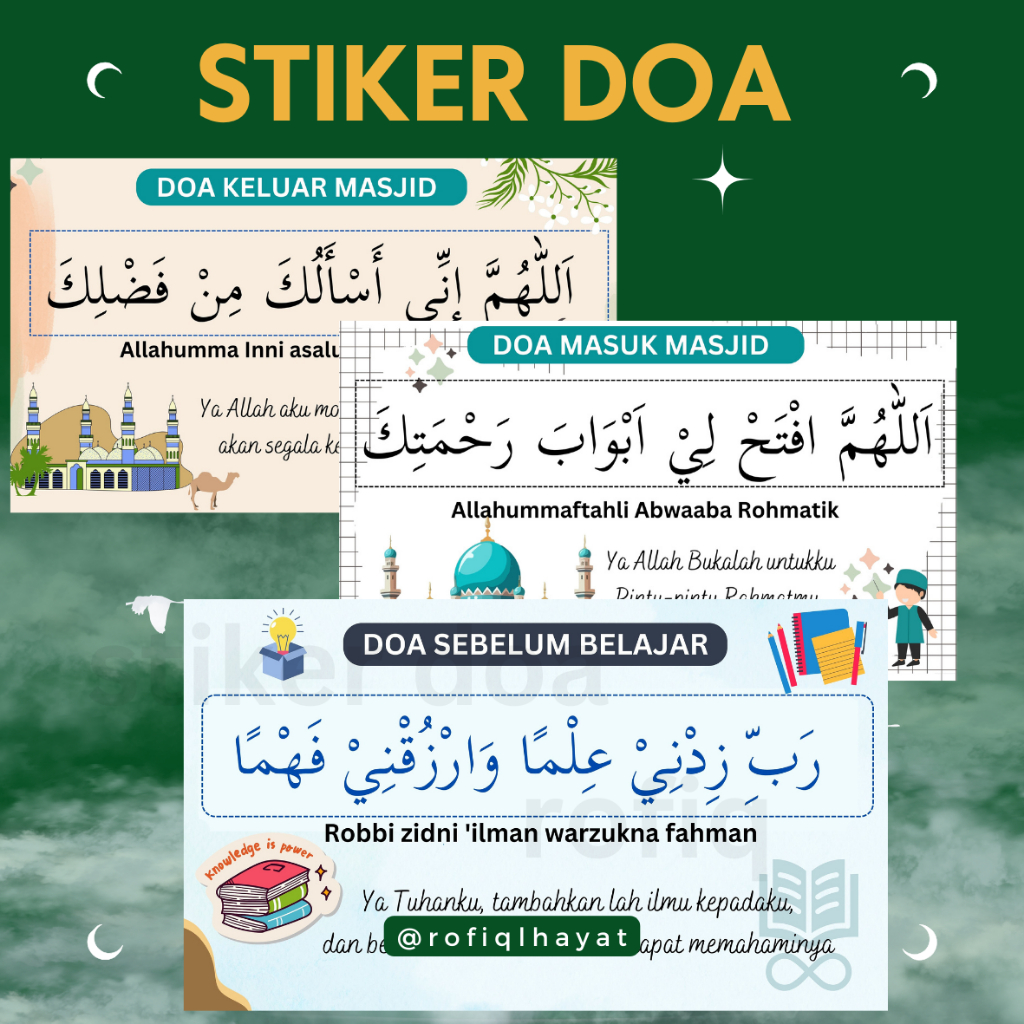 

stiker doa