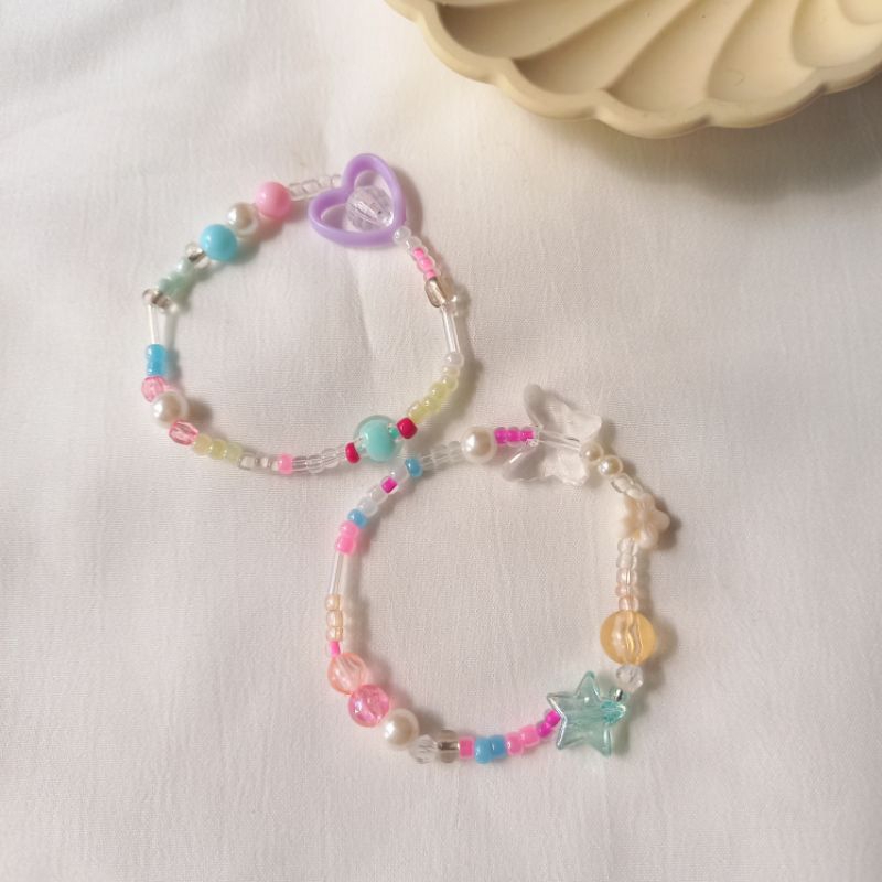 Gelang manik manik | bracelet baeds | gelang manik cute