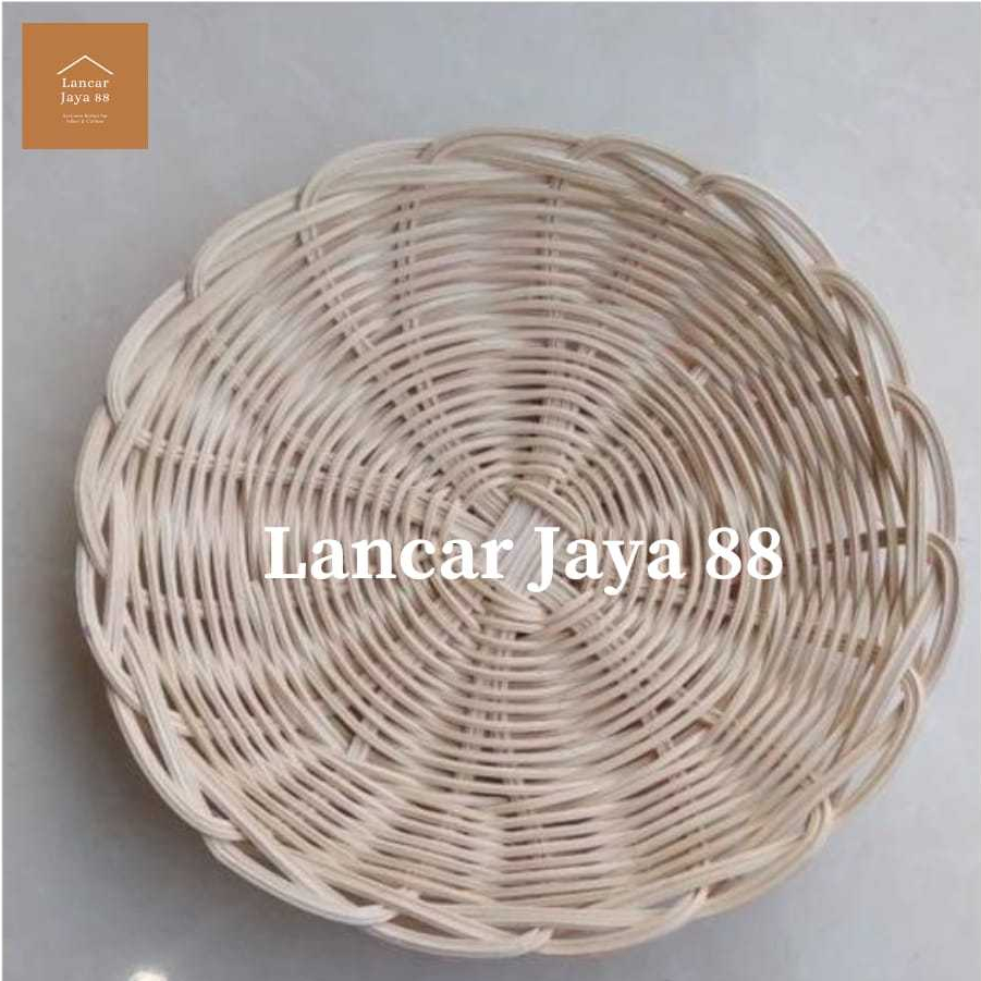 Piring Rotan Asli