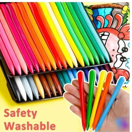

➷➷✻✫ Crayon Mewarnai - Crayon Anti Air Anti Kotor Tangan - Pensil Warna - Ys Shop
