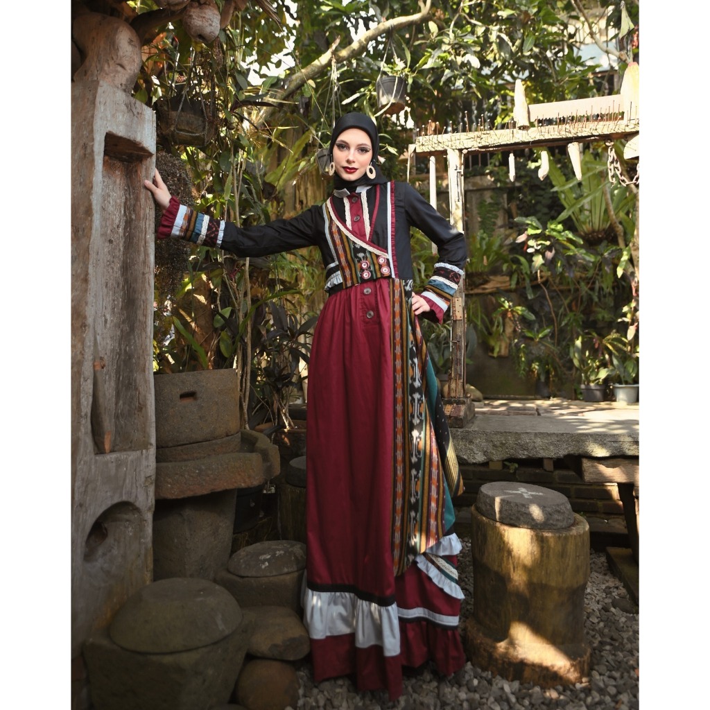 Esme Fashion Reo Dress / Esme X Srihanna / Gamis Kekinian