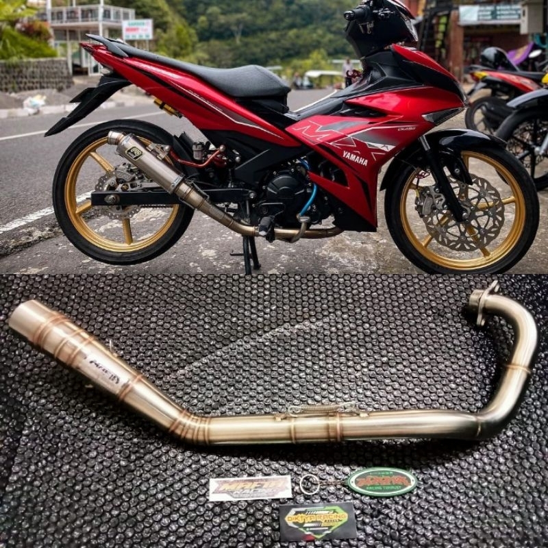 Leher Mafia Original Jupiter MX King Fostep Standar Ndangak. Bonus Gantungan kunci Mafia + Stiker Ma