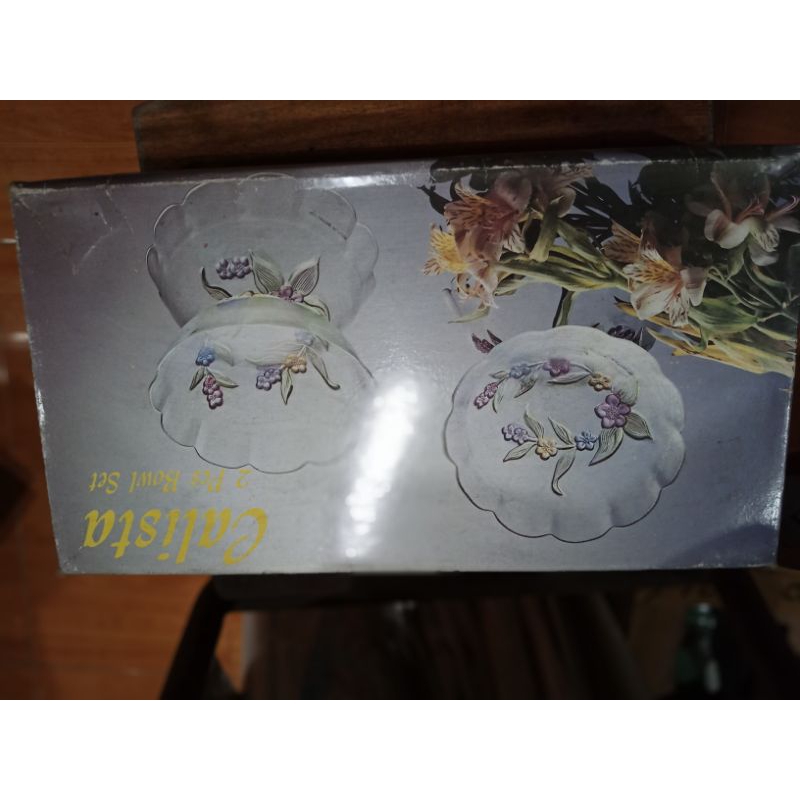 (2pcs) mangkok Calista mangkok kaca