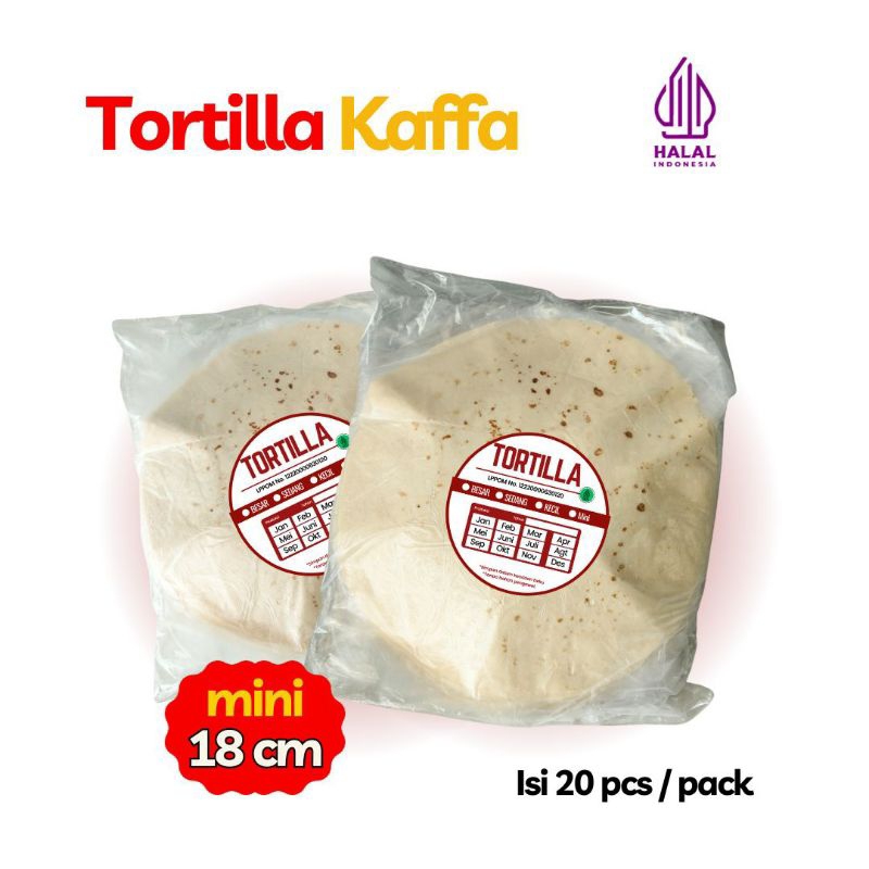 

Kulit Kebab PREMIUM Tortilla Kaffa 18cm / Kulit Kebab Mini / Kulit Kebab Isi 20 Lembar