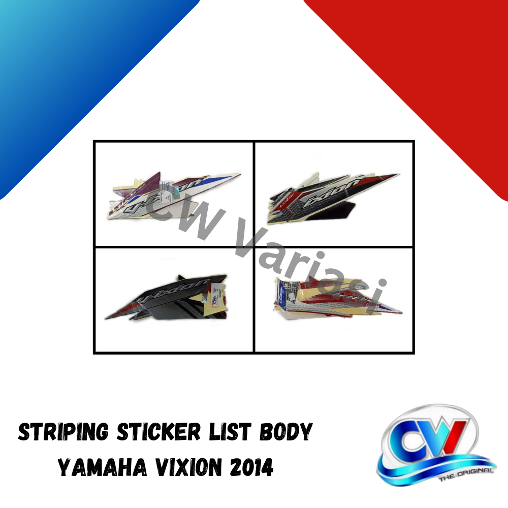 Striping Sticker List Body Vixion 2014