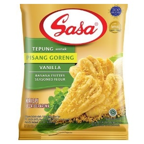 

TEPUNG PISANG GORENG VANILLA SASA kemasan 210gram