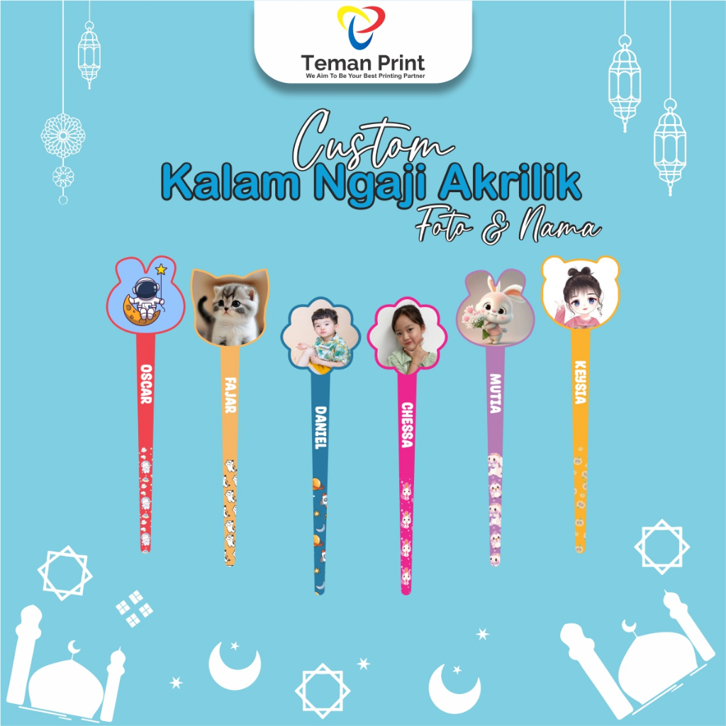 

Teman Print Kalam Anak Tunjukan Ngaji Iqro & Alquran Free Custom Nama & Foto Part 3