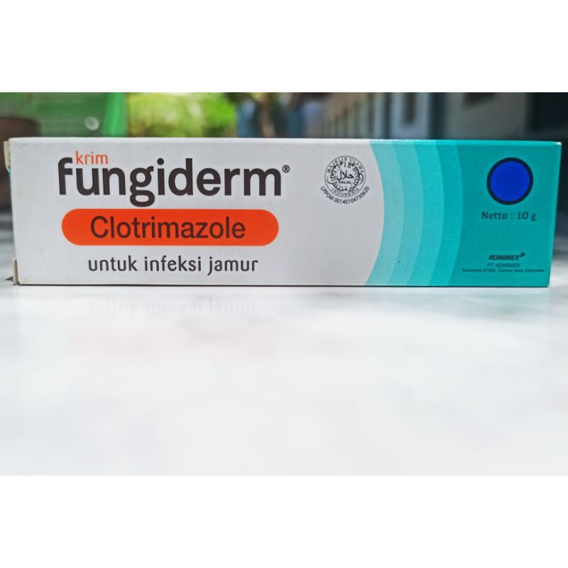 Krim Fungiderm Clotrimazole Salep Infeksi Jamur / Gatal / Panu / Kurap / Kutu Air / Pungiderm Cream