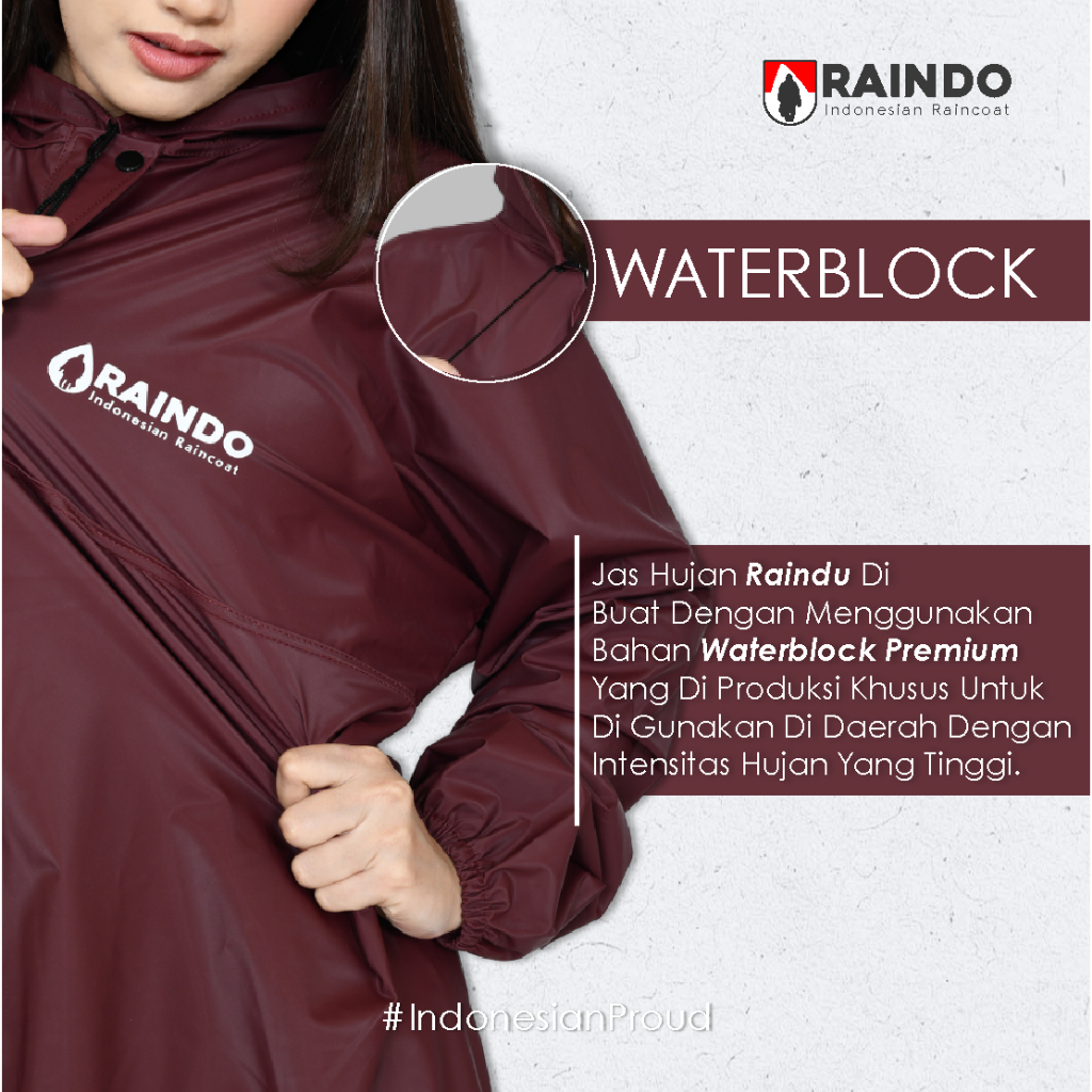 Mantel jas Hujan Wanita Pria Jas Ujan Jumbo Tebal Raincoat Anti Rembes Model Terbaru