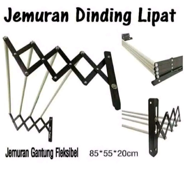 Jemuran dinding jemuran dinding lipat jemuran tembok jemuran portable