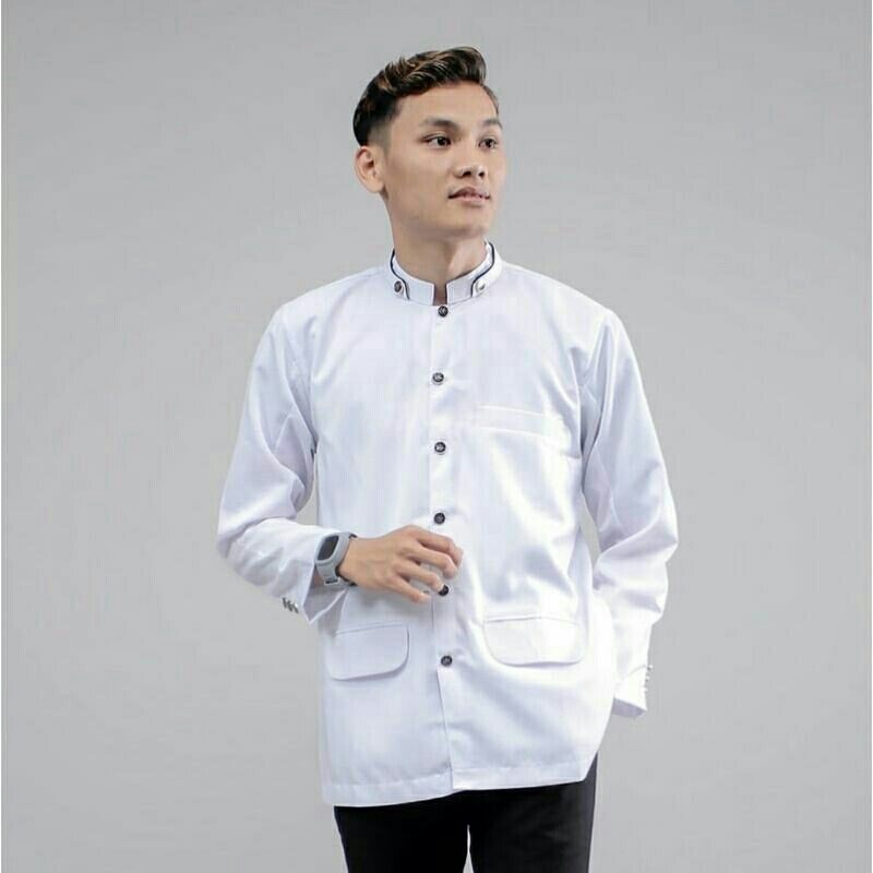 jasko,jas Koko,jas Koko pria,jas Koko polos putih