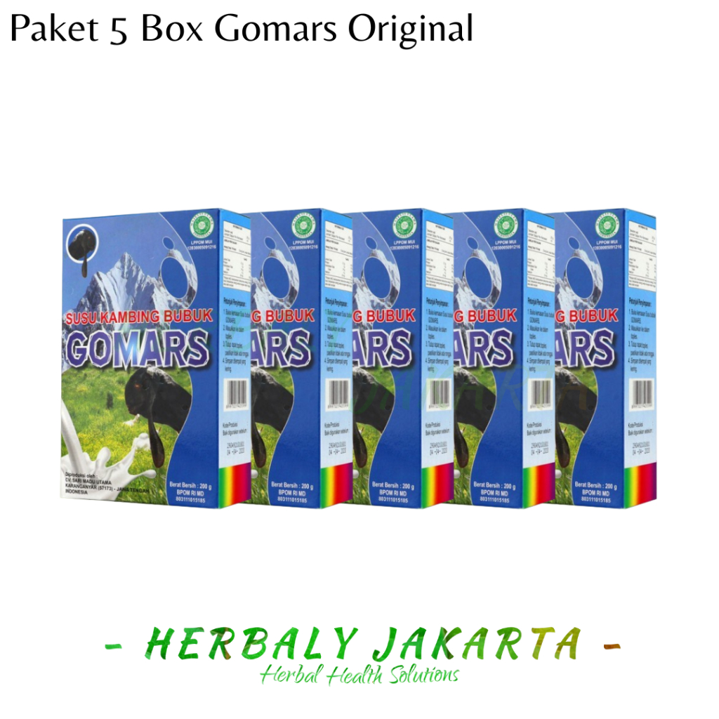 

5 BOX SUSU KAMBING ETAWA ASLI GOMARS ORIGINAL