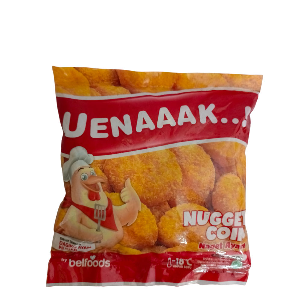 

Belfood chiken nugget/Belfood chiken stik/Belfood nugget crispy/Belfood nugget koin/Belfood nugget cheezy bites/Belfood nugget chiken ceria