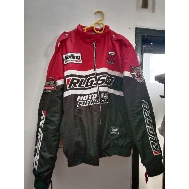 jaket rolling speed full bordir