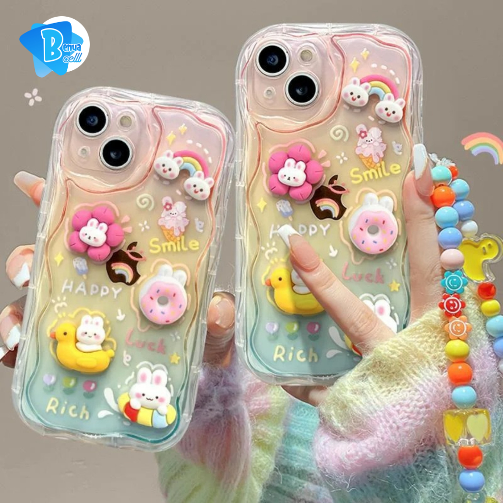 SS868 SOFTCASE SILIKON 3D CARACTER HAPPY RICH SMILE COLOURFULL FOR OPPO A3X A3 A1 A98 A3S A1K A5S A1