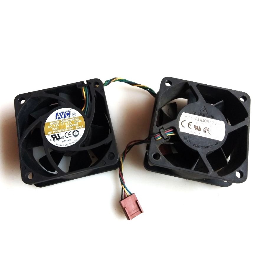 Fan dc Brushless Delta 12v 0.38A , AVC 12v 0.7A 6x6x2.5cm