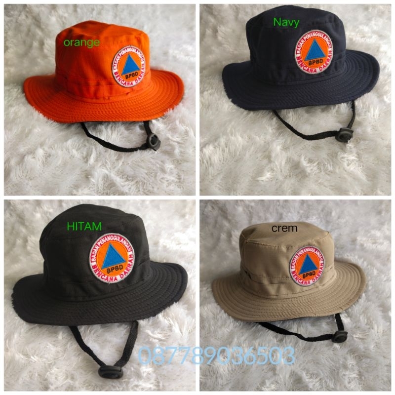 Topi rimba BPBD,TOPI BPBD MODEL RIMBA