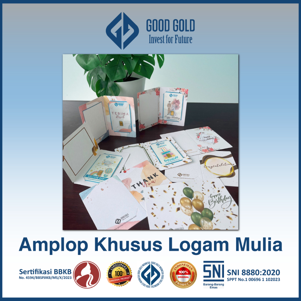 

Amplop Ekslusif Good Gold/ Amplop Khusus Logam Mulia