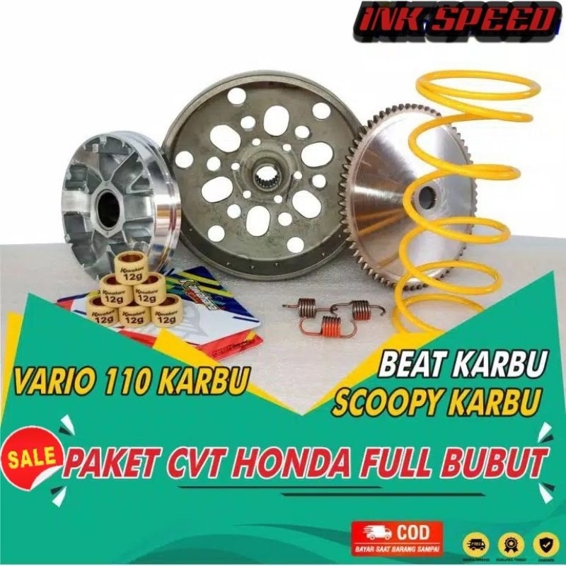 PAKET FULL UPGRADE HONDA VARIO110 KARBU ORIGINAL CUSTOM MODIFIKASI RACING