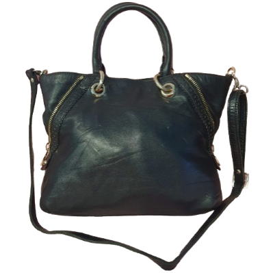 Tas Preloved wanita shoulder selempang top handel handbag pesta kulit asli HAZZYS nomor seri / tas s