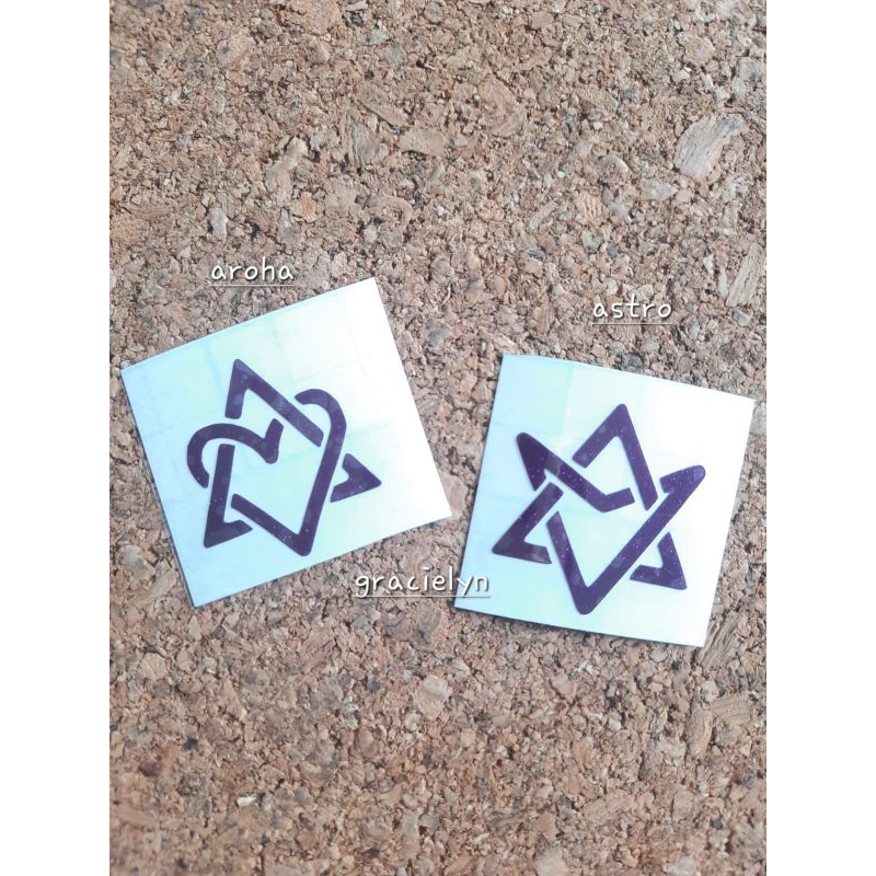 

cutting sticker logo astro aroha kpop