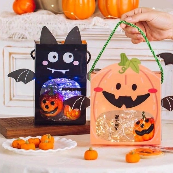 

kotak Halloween kotak mika cookies halloween box mika cookies halloween