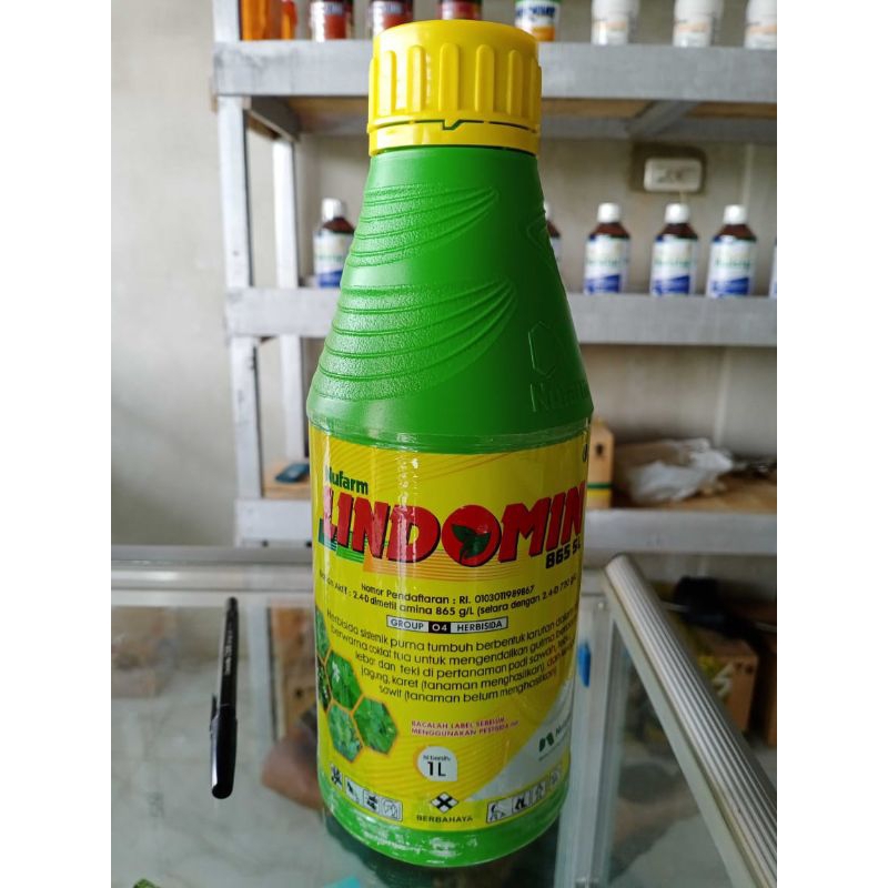 LINDOMIN 865 SL 1 Liter|Herbisida Sistemik|gulma daun & teki