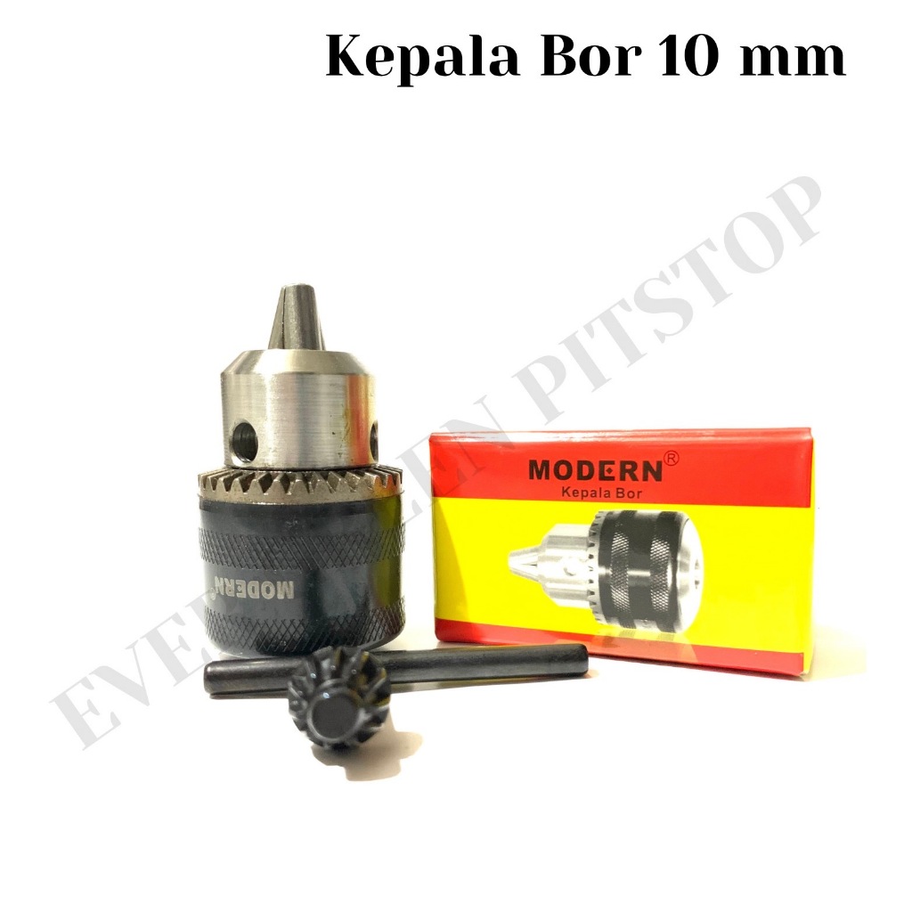 MODERN Kepala Bor 10 mm Chuck Bor Kunci Kepala Bor Mata Bor Listrik 10mm