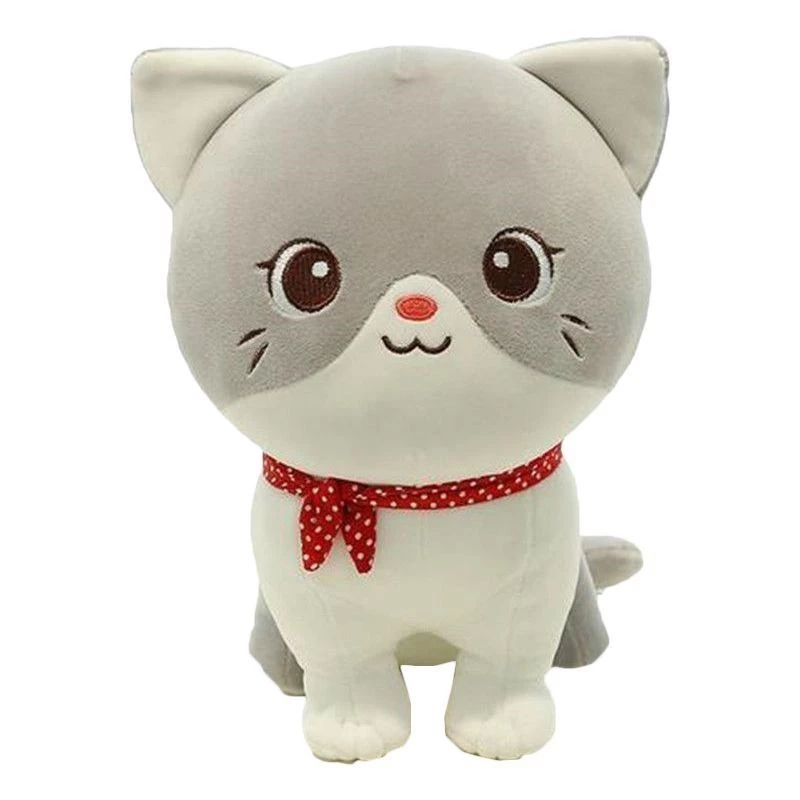 Boneka kucing neko cat new Lucu ukuran 25cm mainan mewah bahan yelvo