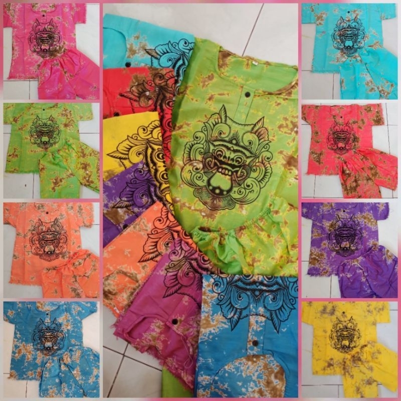 BAJU SETELAN ANAK BARONG BALI BARONG BALI ANAK SETELAN