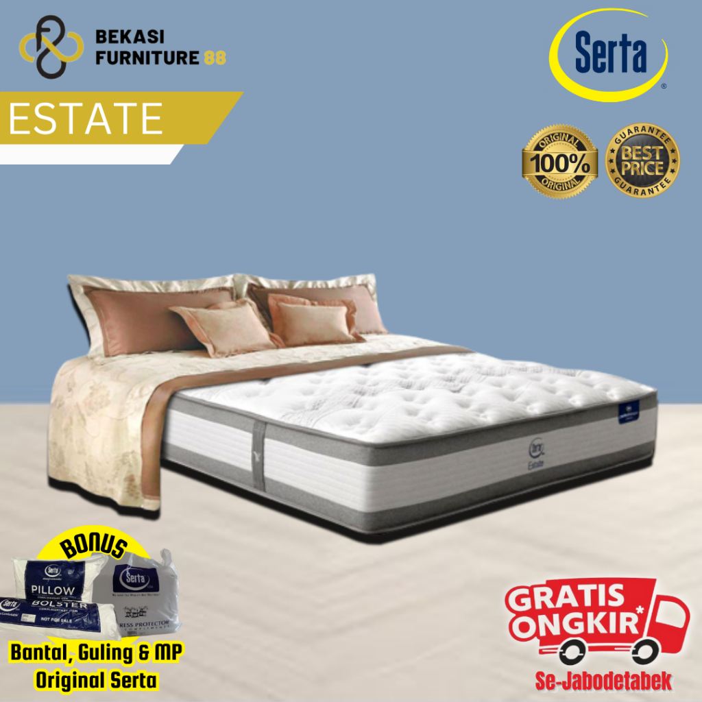 Hanya Kasur / Mattress Only SERTA SPRINGBED "ESTATE"