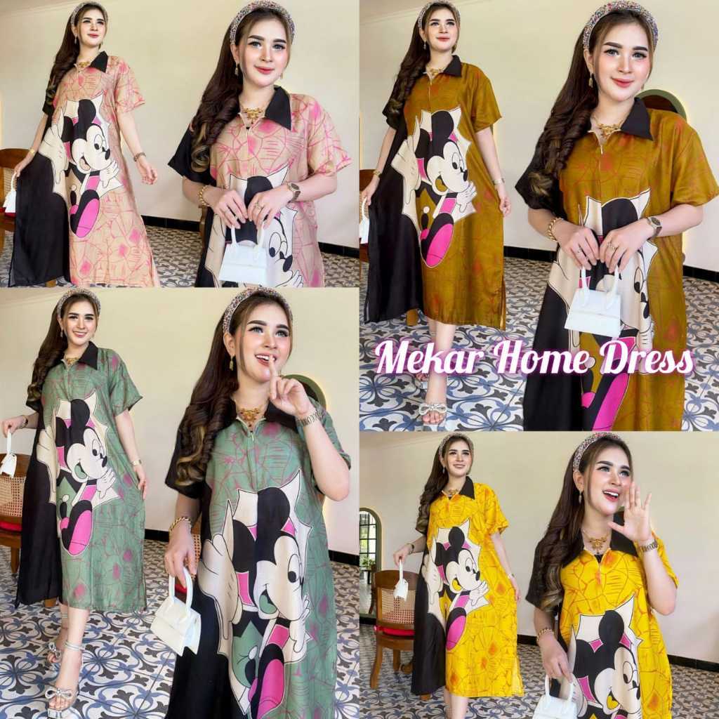 DRESS KERAH YEPPO JUMBO LD 120 LD 130 KARET DEPAN BUSUI RESLETING DEPAN BUSUI BUMIL JUMBO SUSUN BAJU