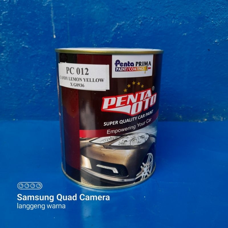Cat PU Penta Oto PC 012 Candy Lemon Yellow / Candytone Kuning Kehijauan