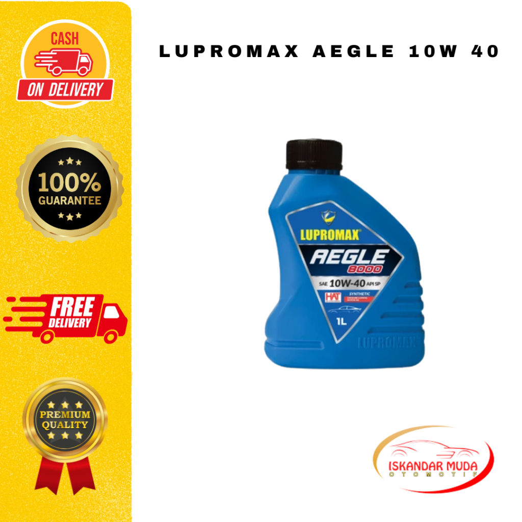 Oli Mobil Lupromax Aegle 8000 10W-40 1 Liter Berkualitas