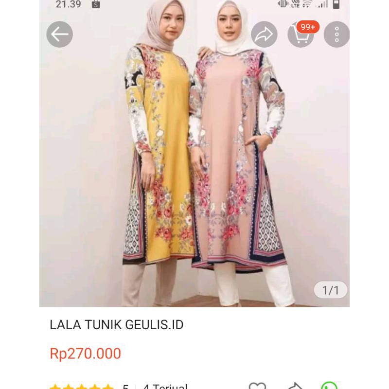 Tunik lala Geulis