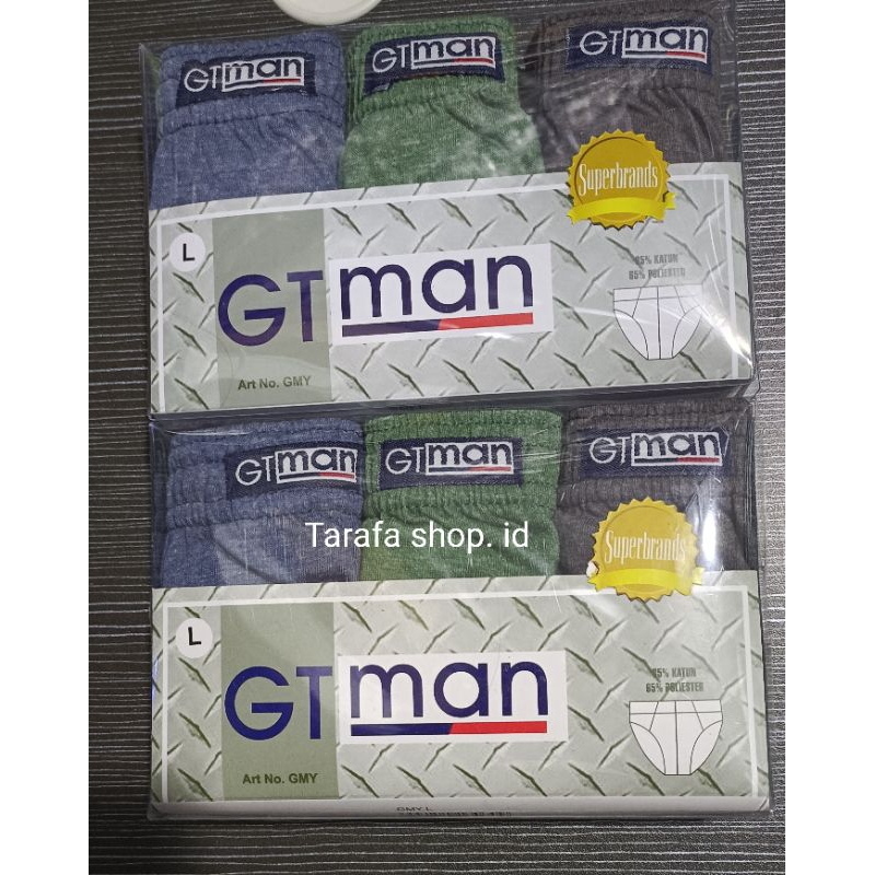 CELANA DALAM PRIA GT MAN GMY ISI 3 PCS/PAKAIAN DALAM PRIA GT MAN