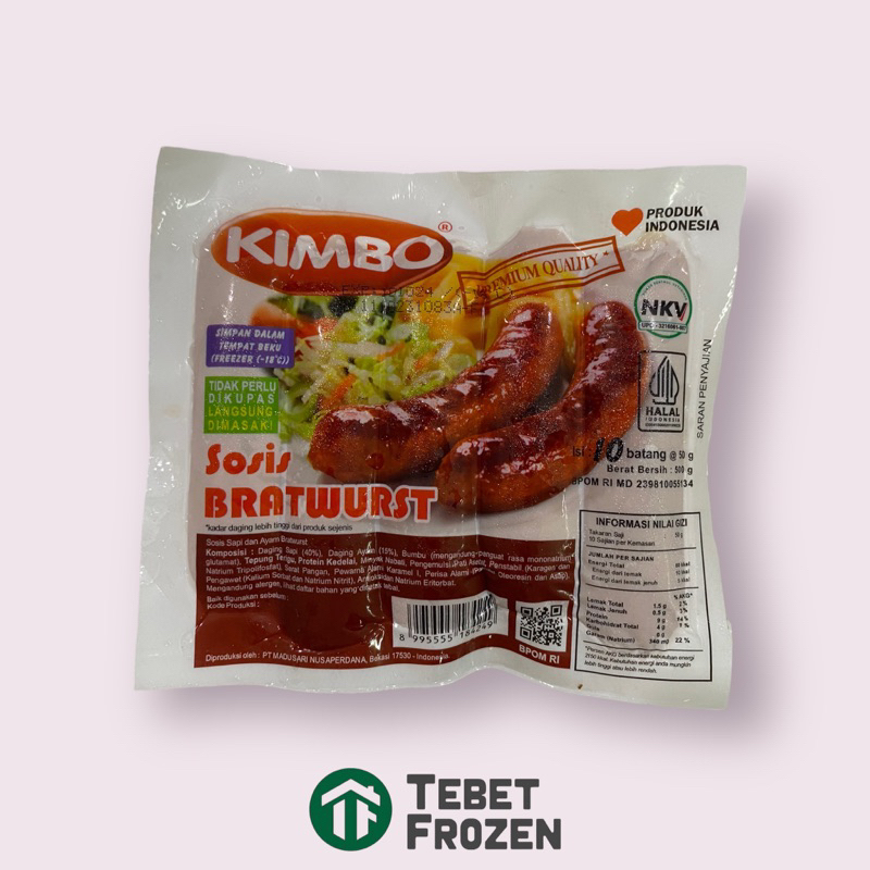 

KIMBO SOSIS ORIGINAL MINI ISI 10PCS - TEBET FROZEN