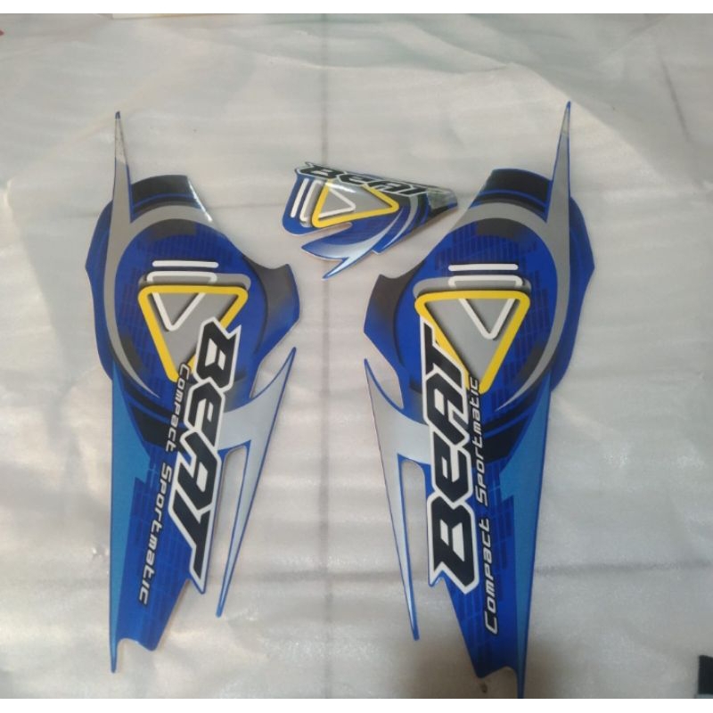 (ORI) (ORI) STIKER STRIPING HONDA BEAT KARBU 2008 - Hitam -