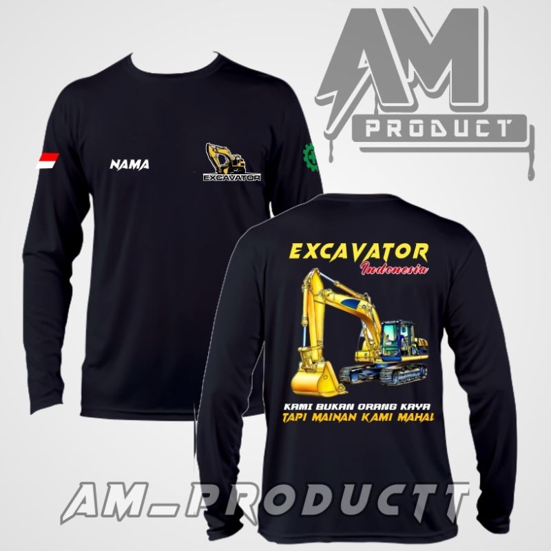 TERBARU KAOS OPERATOR EXCAVATOR || OPERATOR MUDA EXCAVATOR REQUEST NAMA GRATIS