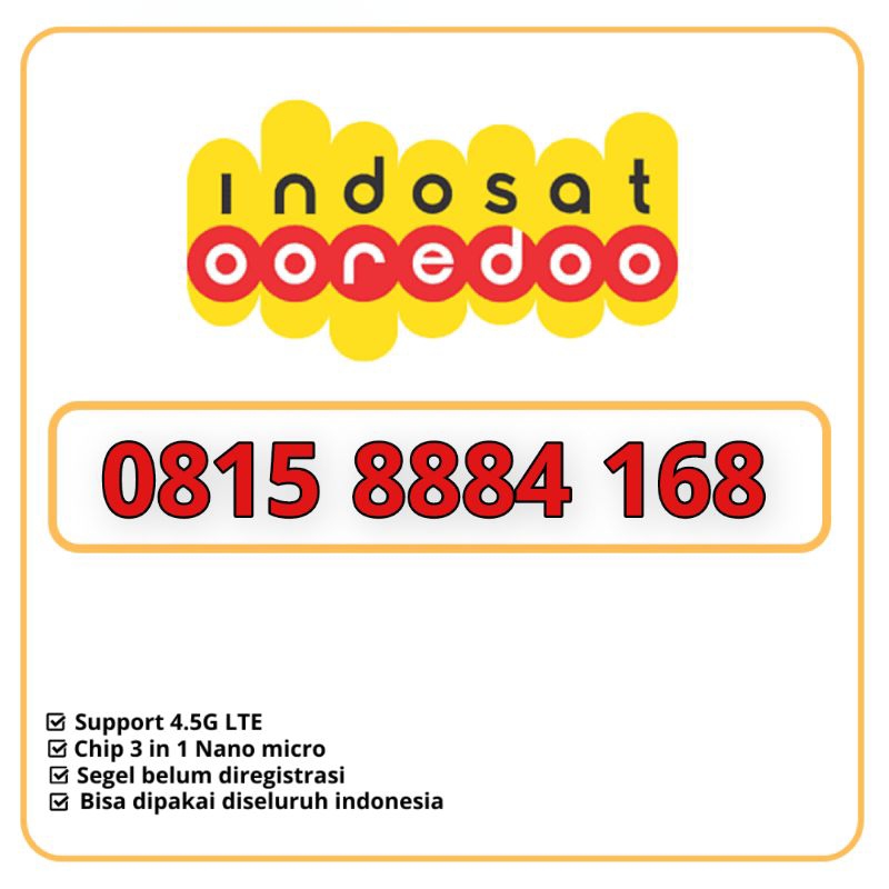 perdana nomor cantik Indosat IM3 168 ilufa