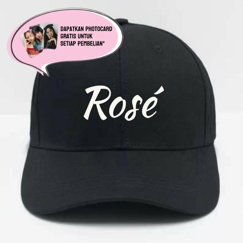 TOPI MEMBER BLACKPINK JISOO JENNIE LISA ROSE (GRATIS PHOTOCARD)