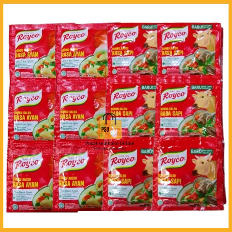 

Royco Ayam Dan Sapi Unilever (1 Renceng / 12 Sachet)