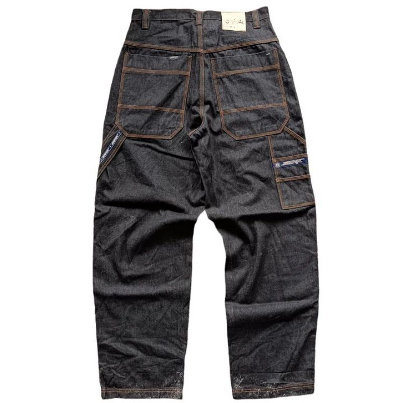 Celana Jeans Panjang Baggy Y2K Pria School Of Hardknocks SOHK Size 32