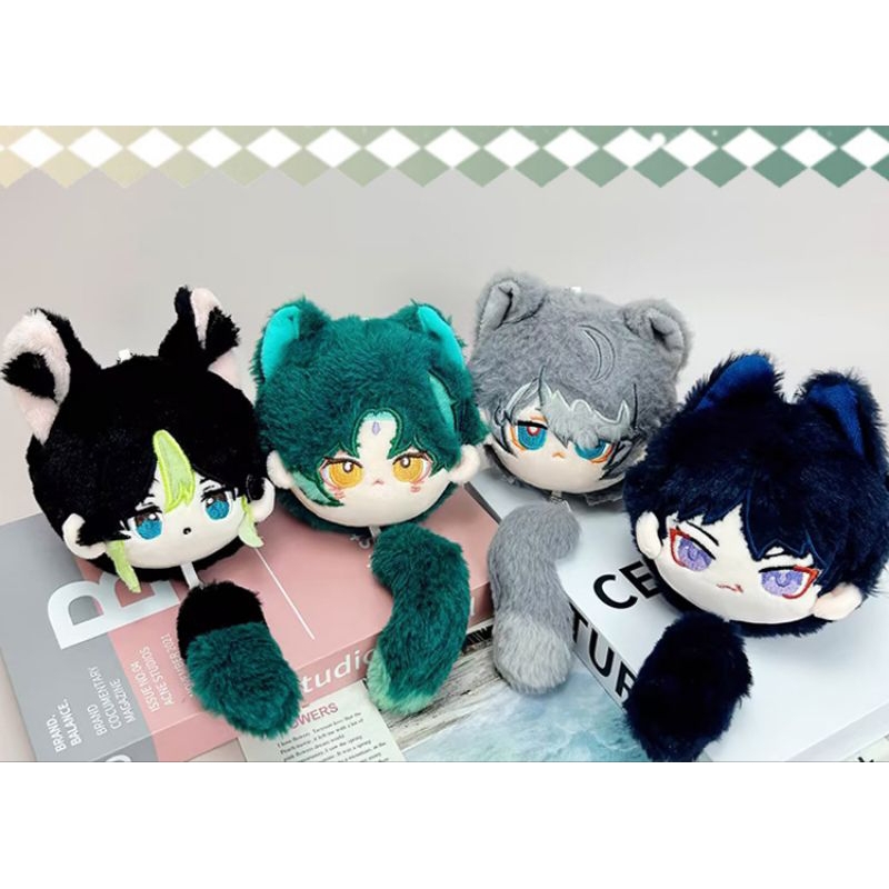 Mini Doll Keychain Alhaitham Kaveh Xiao Scaramouche Tighnari Klee Genshin Impact