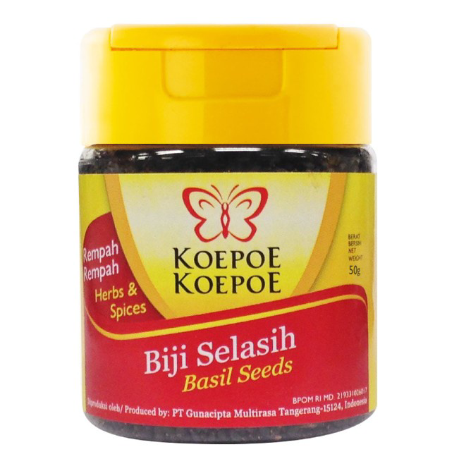 

Serba Murah Biji Selasih Koepoe Koepoe 50gr