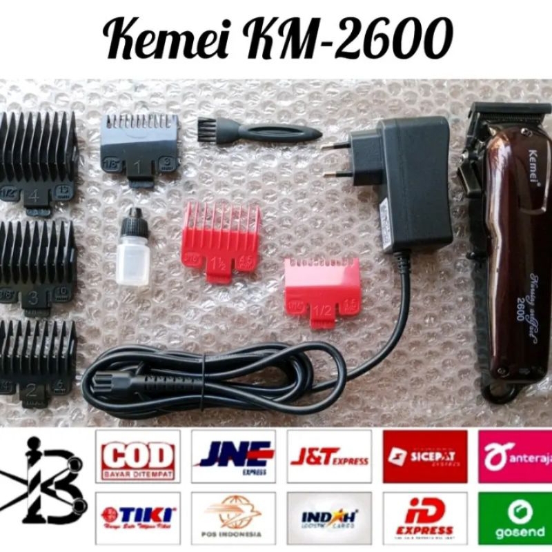Mesin Cukur Rambut Hair Clipper Kemei KM2600 Alat Potong Rambut